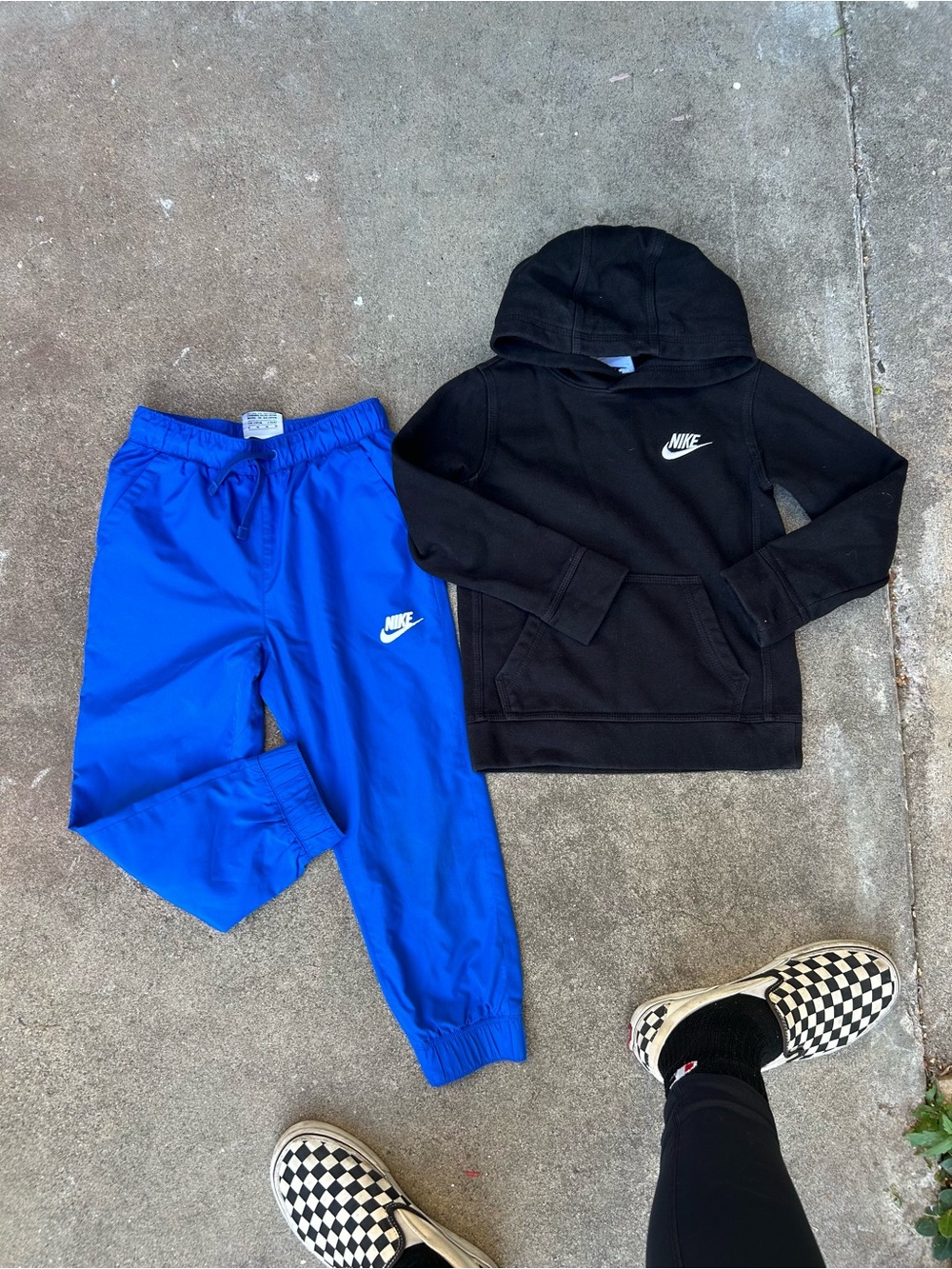 Nike hoodie jogger sets boys